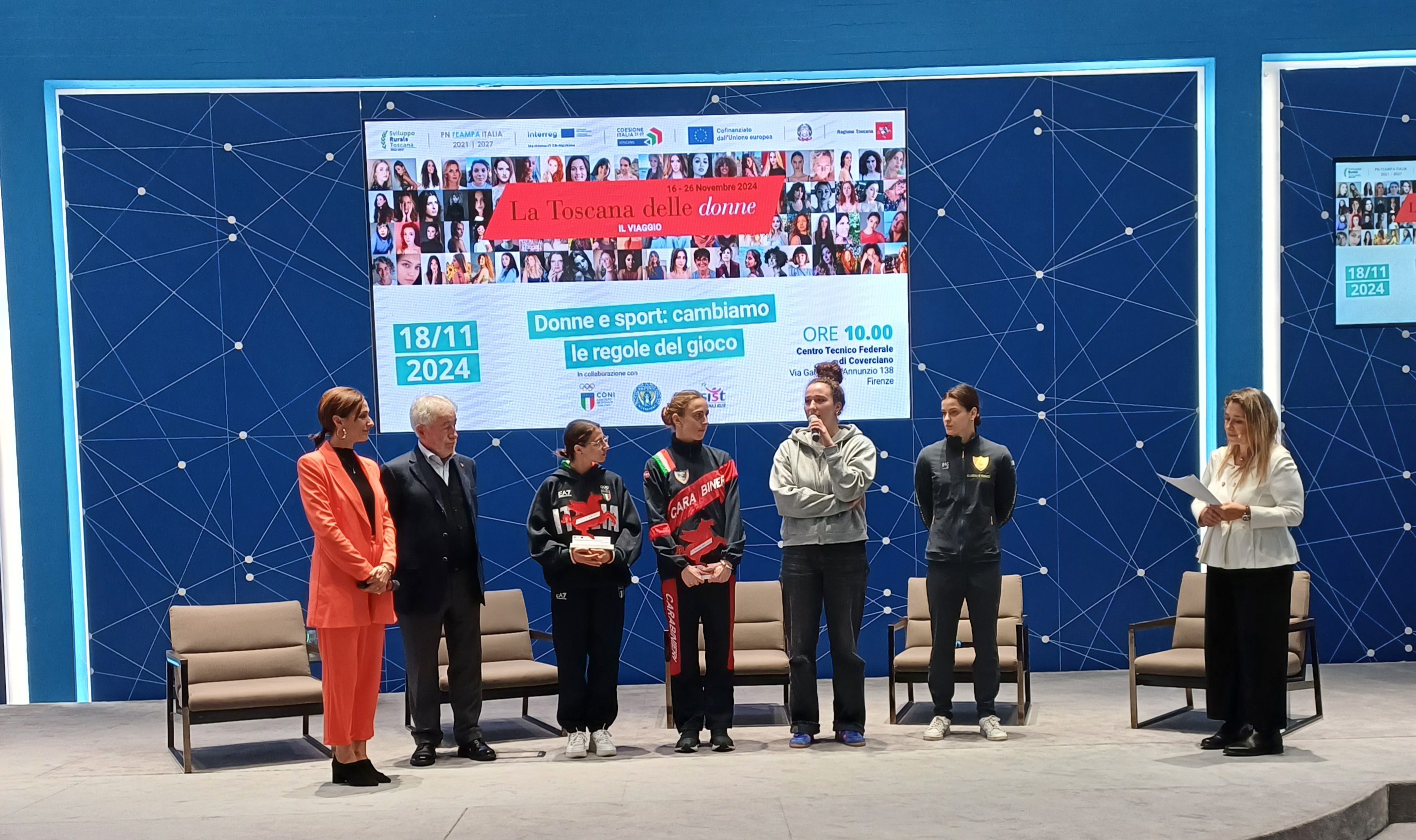 Immagine La Toscana della Donne, queste le premiate all’incontro sullo sport al femminile